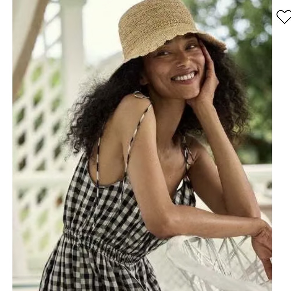 Dôen Ballou hat in natural raffia BNWT
